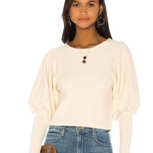 Majorelle Puff Sleeve Sweater